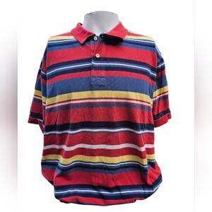 American Living XXL‎ Striped Polo Shirt